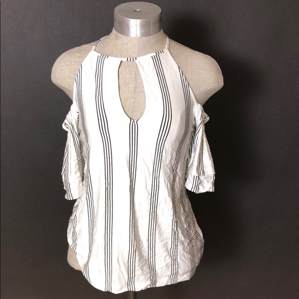 Cold shoulder blouse